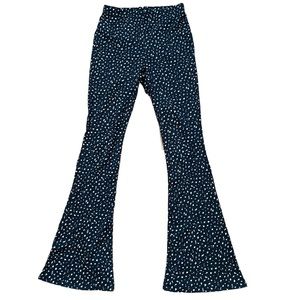 Topshop Ditsy Floral Flare Trousers